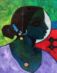 Abrar Ahmed, 12 x 16 Inch, Oil on Canvas, Figurative Painting, AC-AA-620 Abrar Ahmed, 12 x 16 Inch, Oil on Canvas, Figurative Painting, AC-AA-620